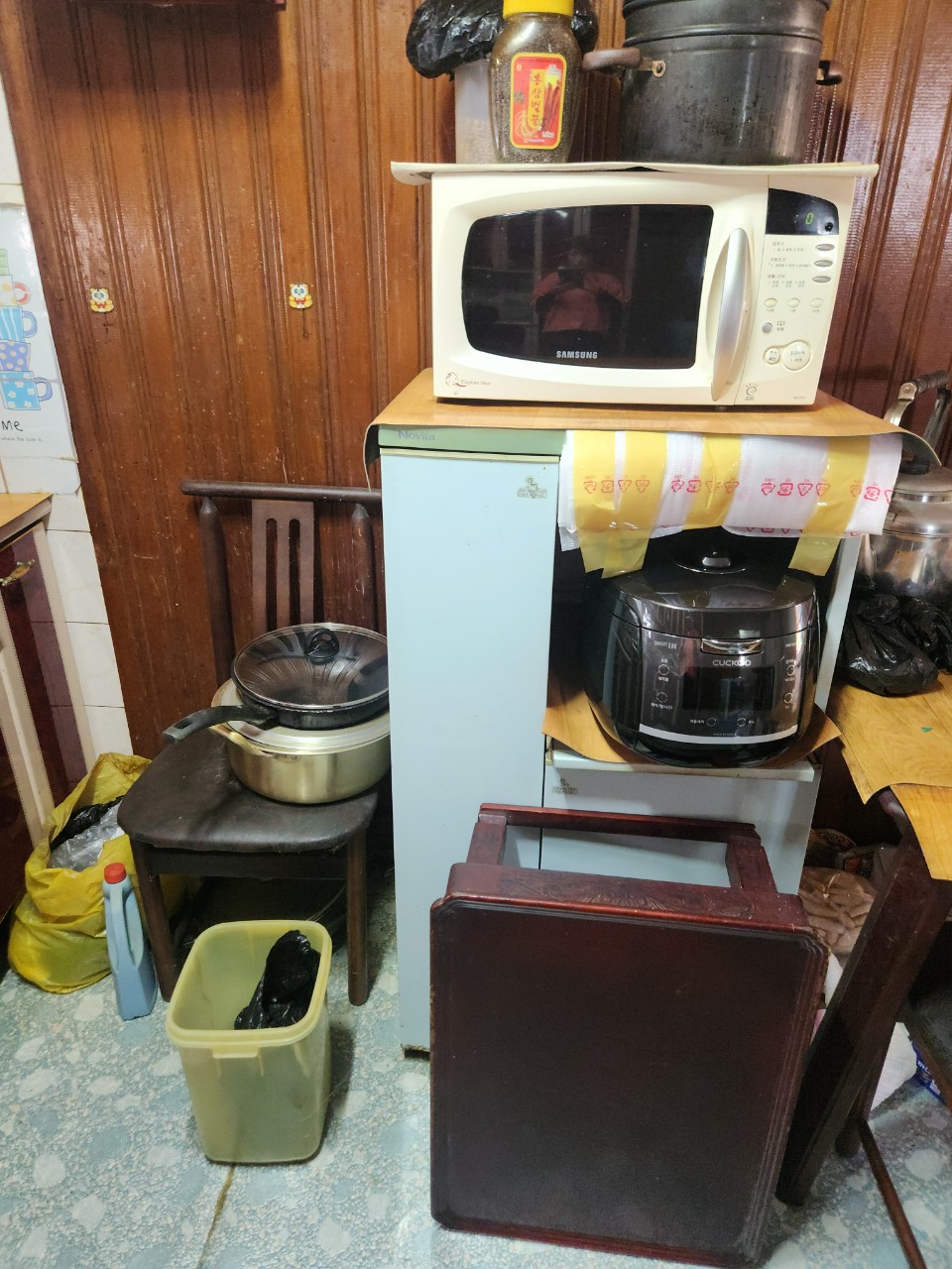 강북구 폐기물처리 작업 전 현장