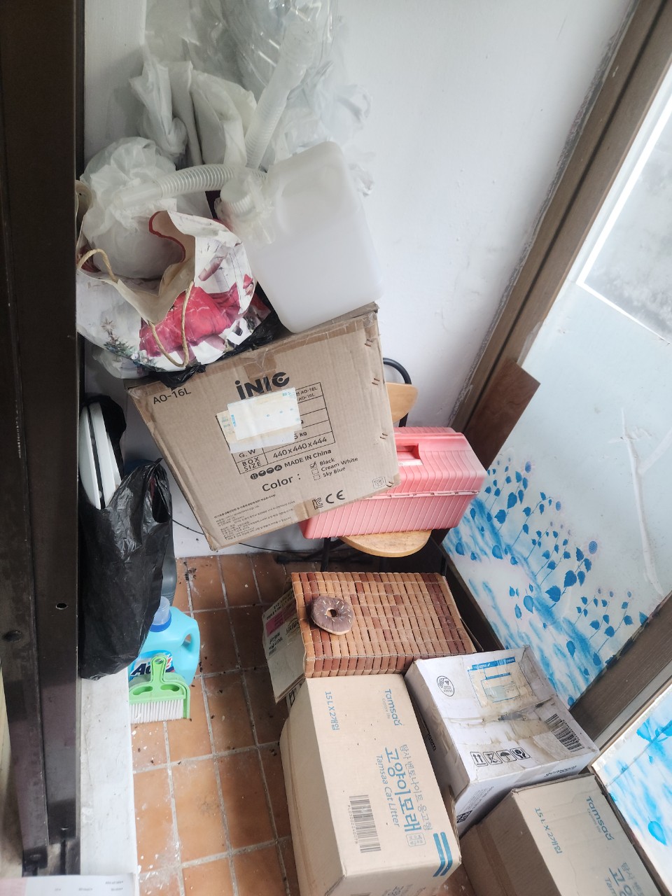 안양시 폐기물처리 작업 전 현장