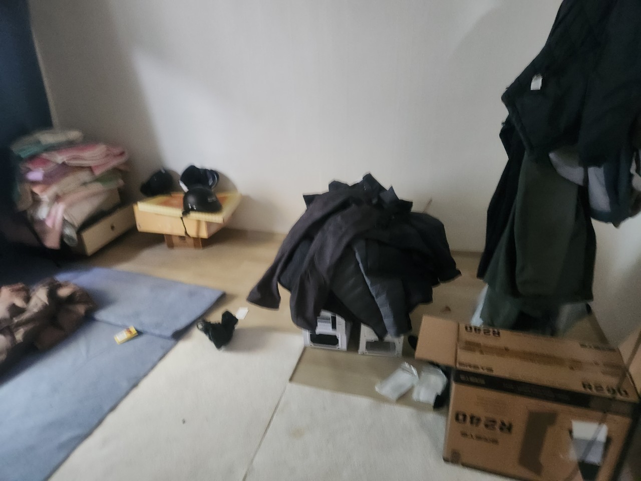 안성시 폐기물처리 작업 전 현장