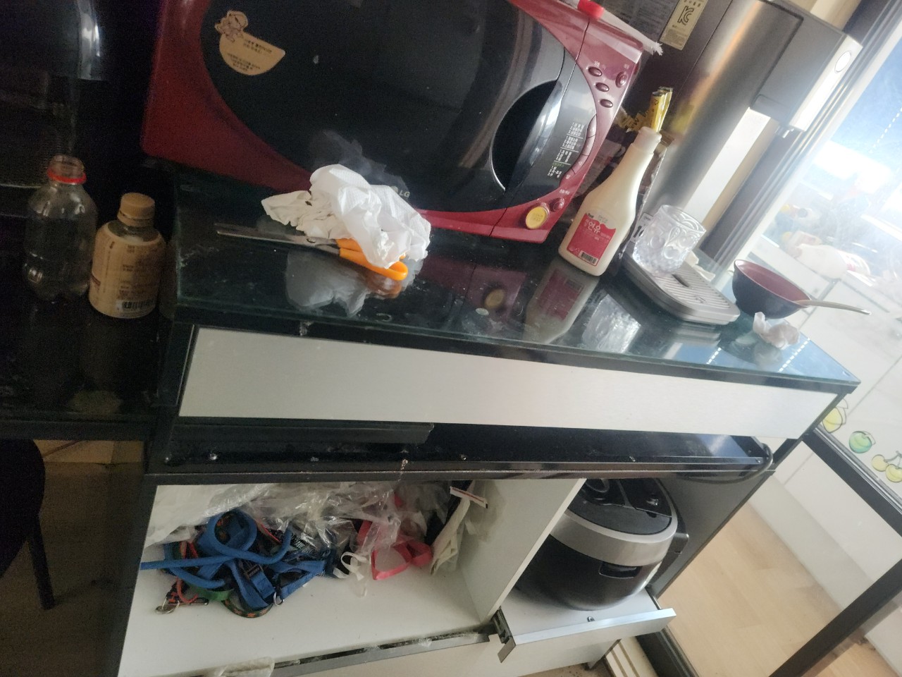 광주시 폐기물처리 작업 전 현장