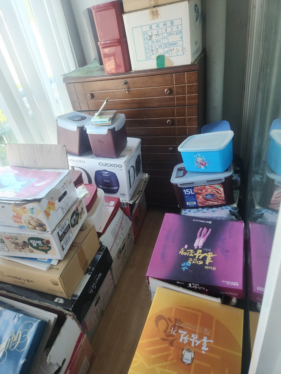 용산구 폐기물처리 작업 전 현장