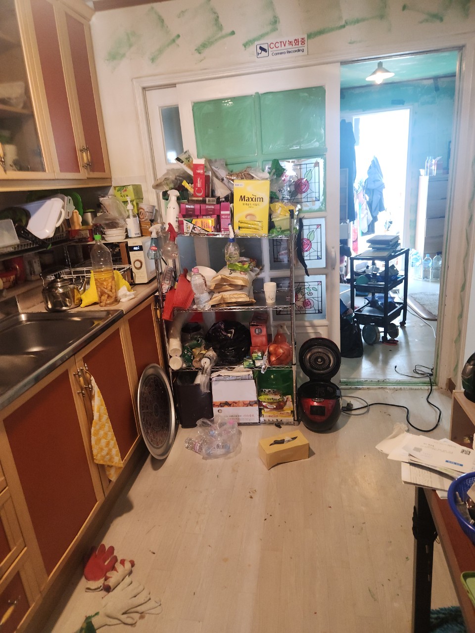 광명시 폐기물처리 작업 전 현장