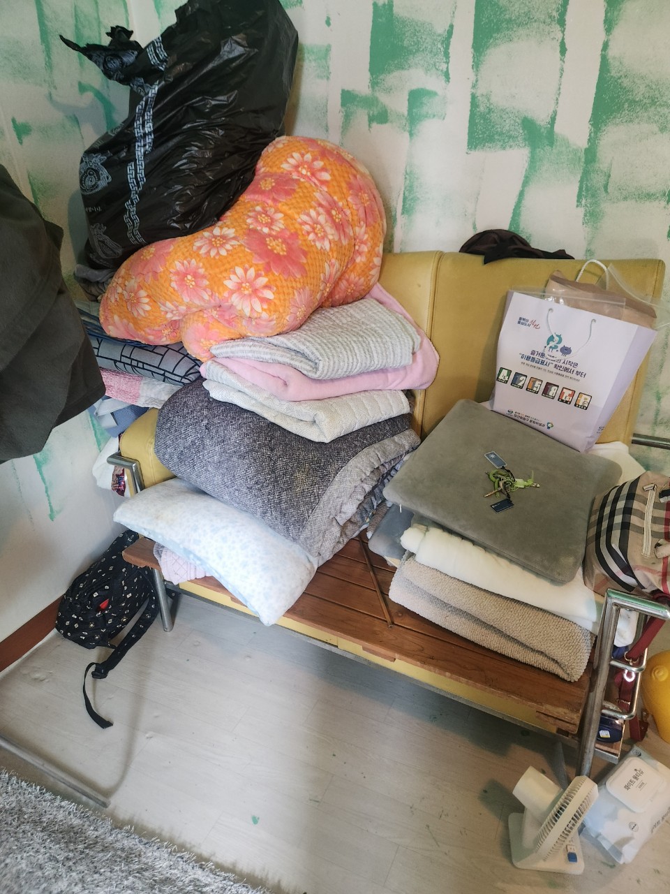 과천시 폐기물처리 작업 전 현장