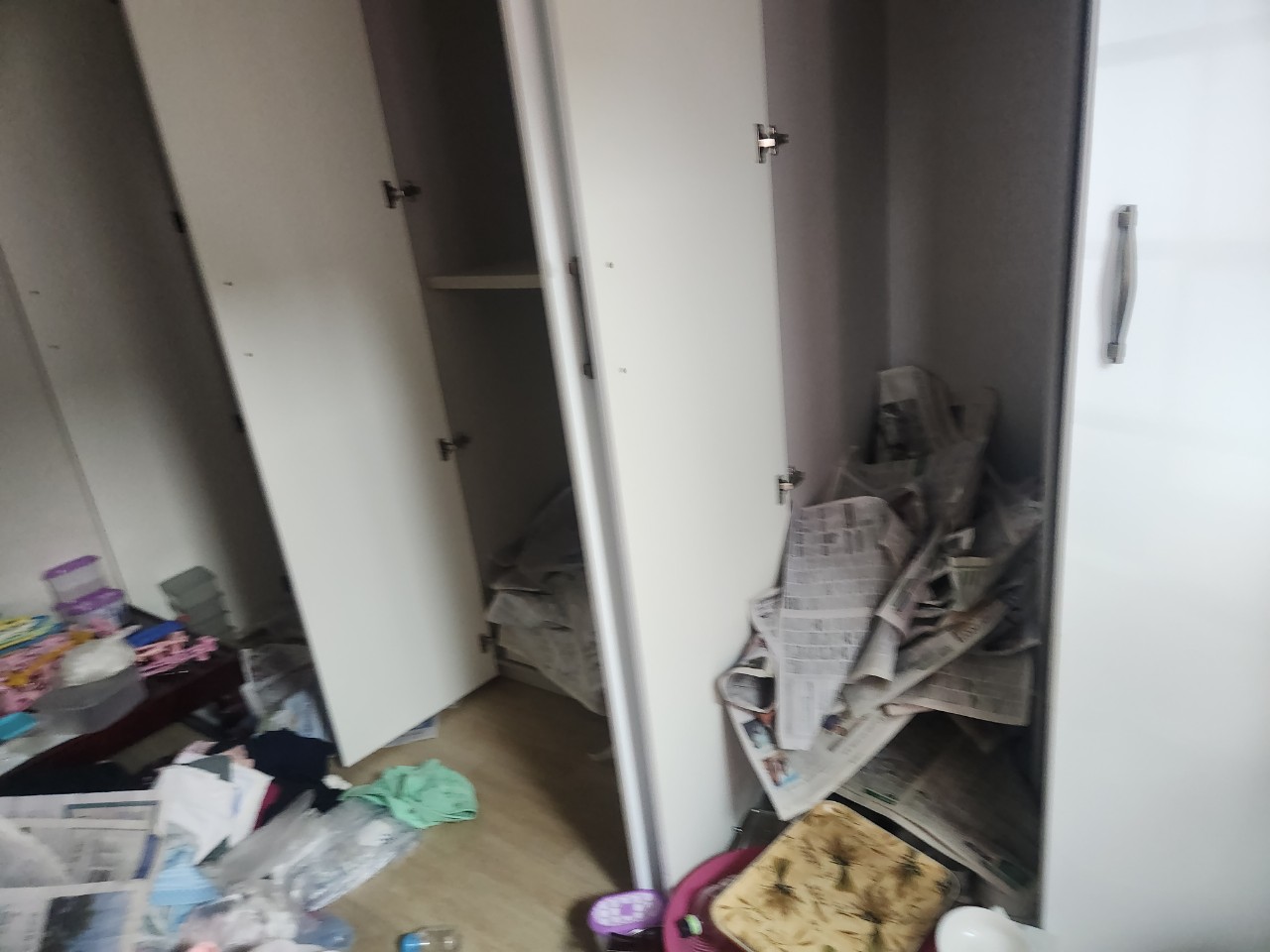 강서구 폐기물처리 작업 전 현장