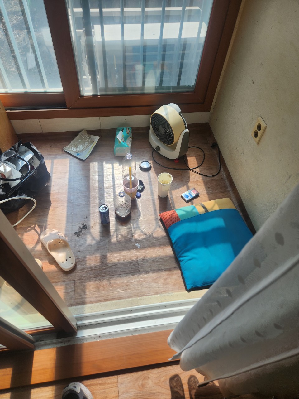 안산 폐기물처리 작업 전 현장