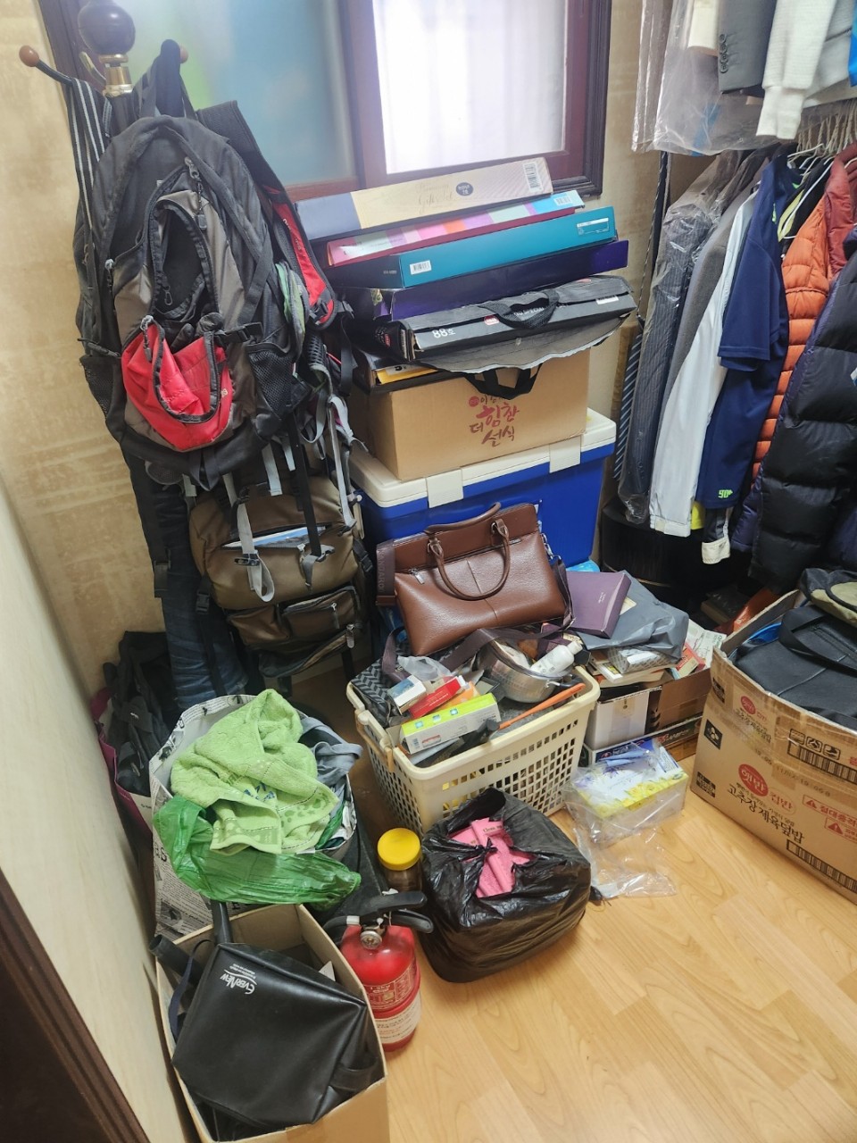노원구 폐기물처리 작업 전 현장
