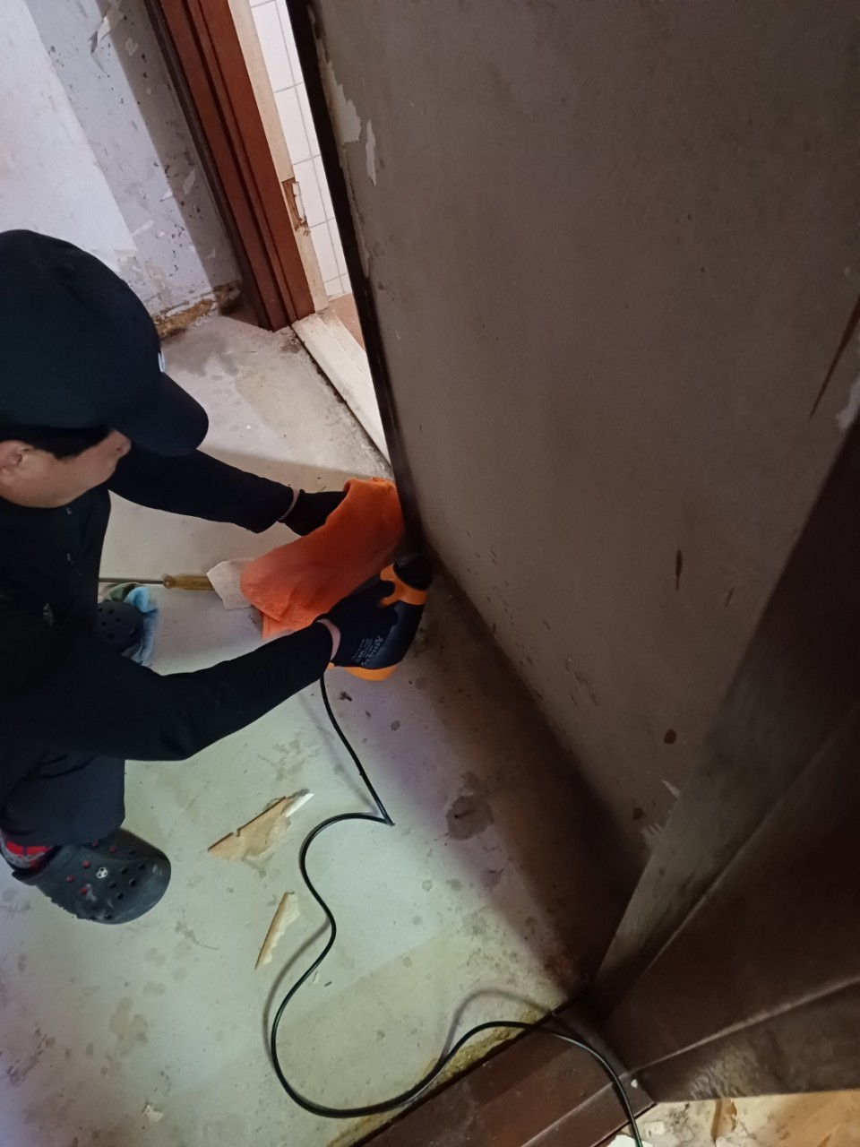 안성 폐기물처리 작업 중 현장